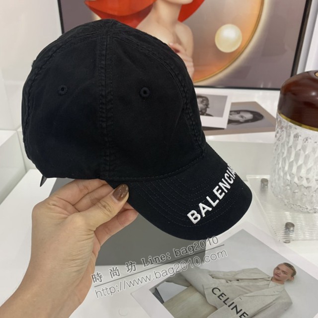 巴黎世家經典字母款男女款帆布鴨舌帽 balenciaga頂級版本棒球帽  mmj1614